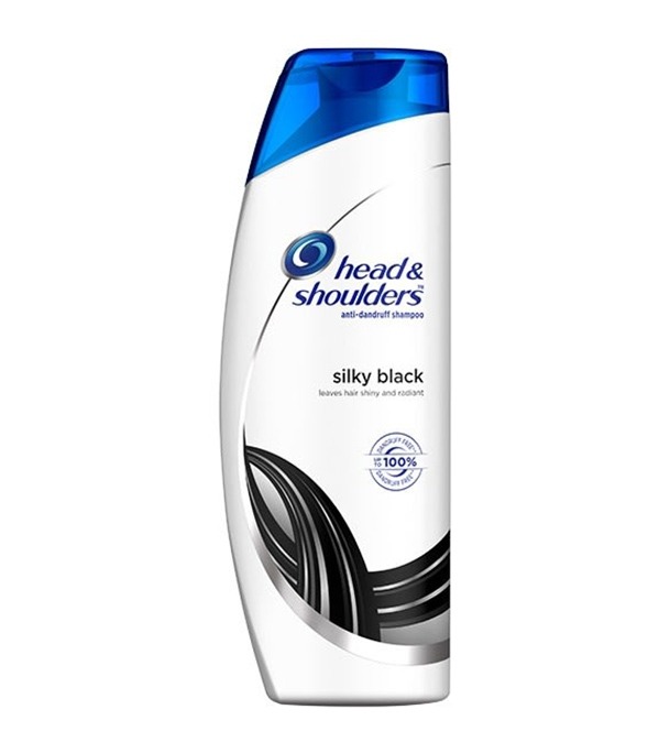 Head & Shoulders Silky Black Anti-Dandruff Shampoo 180ml - CTLink